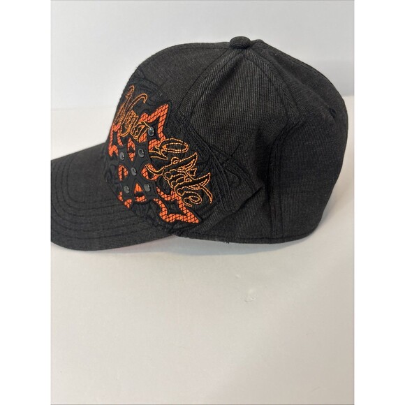 MMA Elite Hat Adult Black Embroidered Cross Baseball Cap Fitted Sports One Size - Picture 4 of 8